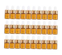 WOONEKY Confezione Da 30 Mini Flaconi Contagocce Da 2 Ml Per Campioni Flaconi Da Viaggio in