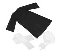 WOONEKY Costume Da Giudice Per Ragazzo Unisex in Inclusa Completo Per Cosplay e Feste Tematiche