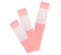 WOONEKY Dispenser Per Articoli Da Toeletta Portatili 3 Pezzi Flaconi Da Viaggio in Silicone Piccoli Contenitori Per Shampoo Lozione Bagnoschiuma Facili Da Riempire E Spremere