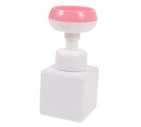 WOONEKY Dosatore Sapone Schiumogeno 250ml Pompa a Pressione in Petg Colore Rosa, Design Compatto e Leggero per Conservare Bagnoschiuma o Shampoo