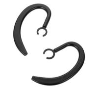 WOONEKY Ear Hook for Headset e earbud holder in gomma nero 2 pezzi con forma ergonomica e curva per workout