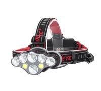 WOONEKY Faro Anteriore A 8 Led Ricaricabile Tramite Usb Luce Led Cob Per Esterni