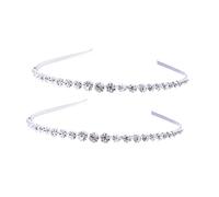 WOONEKY Fasce Per Con Strass Dal Design Unico Copricapo Accessori Per Alla Moda Per Ragazze Bomboniere