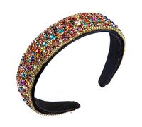 WOONEKY Fascia Per Con Strass Unica Fascia Larga Alla Moda Per Le Donne Per Le Giornate Tra Amiche