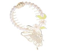 WOONEKY Fermaglio Per Elegante Con Fiore Clip Per Chignon e Mezzo Accessorio Versatile Per Donne Clip Per Spessi Decorazione Alla Moda Per Ogni Occasione