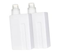 WOONEKY Flacone Di Lozione Ricaricabile Per Bucato 1000ml, Set 2 Bottiglie Vuote Multiuso, Contenitore Portabiancheria Sicuro e Portatile Per Detergente Liquido Casa