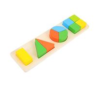 WOONEKY Giocattoli Blocchi Geometrici per Puzzle Educativo Colorate Stimola Creatività e Grandi con Bordi Smussati Adatto per Sviluppo Concentrazione e Cooperazione