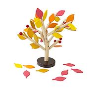 WOONEKY Giocattoli Puzzle Legno con Foglie da Incastrare Educativo per Blocchi Legno Resistenti e Colorati per Sviluppo Cognitivo e Manuale Divertente e Didattico Colore Colore Casuale