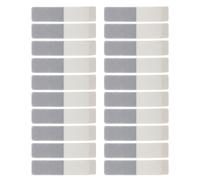 WOONEKY Gomme Doppia Estremità per Penna a Sfera e Matita, Gomma Pulita per Matite e Inchiostro, Superficie Satinata Anti Residui, Confezione da 20 Pezzi per Scuola, Ufficio e