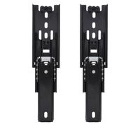 WOONEKY Guide per Cassetti Domestici a Estensione Completa Cuscinetti a Sfere, Binari di Scorrimento Resistenti da 4 Pollici per Mobili Cucina, Ferramenta per Ripiani Estraibili