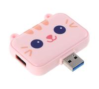 WOONEKY Hub USB Tipo C Portatile Multi per Laptop e Computer Adattatore Docking Station USB con Trasferimenti Veloci e Multi Dispositivo Facile Usare Software Aggiuntivo Colore Rosa