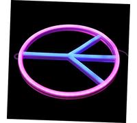 WOONEKY Insegna Neon Led Pace Decorazione Da Appendere Per Casa e Bar Luce Usb Per Atmosfere Accoglienti Stanza Camera Da Letto e Sala Giochi