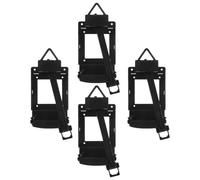 WOONEKY Kit 4 Pezzi unità di Azionamento a Pendolo per Orologio a Pendolo 100g Cassa Plastica Meccanismo Orologio Compatibile per Riparazione Orologi da Parete e da Tavolo