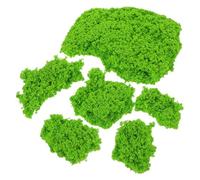 WOONEKY Kit Materiale per Modellismo Miniatura con Polvere Alberi Artificiali e Vegetazione Sintetica Verde per Decorazioni Paesaggistiche e Diorami DIY Polvere Vegetale per Scenari