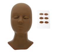WOONEKY Kit Per Lestensione Delle Ciglia in Silicone Realistico Per La Pratica Dello Stampo Per Lesposizione Delle Ciglia Per La Formazione Del Manichino