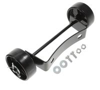 WOONEKY Kit Ruote per Riscaldatori Esterni da Patio Ricambio Mobile in Ferro Durevole per Riscaldatore Gas Ombrellone Facile da Installare e Spostare Compatibile Maggior Parte dei Modelli