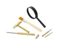 WOONEKY Kit Scavo Per Ragazzo Scalpello Pennello e Strumenti Da Scavo Set Giocattoli Educativi Per Apprendimento e Sviluppo Della Motricità Fine