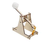 WOONEKY Kit Stem Lanciatore Catapulta in Legno Educativo Ingegneria e Scienza da Te per e Lanciare Proiettili per Attività Gruppo e Apprendimento Familiare