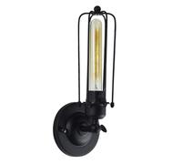 WOONEKY Lampada da Parete Vintage in Ferro Battuto Stile Retro Senza Sorgente Luminosa Applique da Muro per Camera da Letto Corridoio e Portico Decorazione Atmosferica d Interni