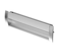 WOONEKY Maniglia Incassata Nascosta in Lega di Alluminio per Porte Scorrevoli Maniglia a Scomparsa a Filo per Cassetti Montaggio a Incasso 128Mm Ferramenta Invisibile per Mobili e