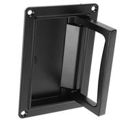 WOONEKY Maniglia Incasso in Nero per Mobili e Resistente alla Impugnatura Ergonomica e Funzionale per Porte Scorrevoli e Armadi per Uso Residenziale e Commerciale
