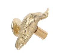 WOONEKY Maniglie Decorative per Mobili in Ottone a Forma di Colomba della Pace, Pomelli per Cassetti e Armadi, Ferramenta per Mobili da Cucina, Facile Installazione, Design Artistico