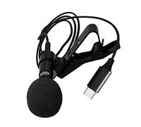 WOONEKY Microfono Lavalier Mini Condensatore Wired Type-c Con Clip Per Registrazioni e Live Streaming Su Smartphone Design Compatto e Tecnologia Di Raccolta Sonora Attiva Nero