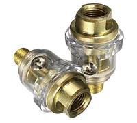 WOONEKY Mini oliatore compatto 1/4 pollice set da 2 pezzi per utensili pneumatici lubrificatore automatico per migliorare le prestazioni e prolungare la durata degli utensili