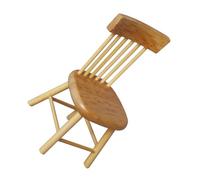 WOONEKY Miniature Wooden Chairs For Dollhouse Scale Elegant Dining Room Furniture For Various Scenes And Easy Integration With Other Dollhouse Accessories