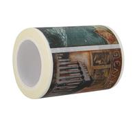 WOONEKY Nastro Adesivo di Carta Washi Francobolli Creativi Nastro Decorativo per Diario e Quaderni Rotolo Facile da Strappare Senza Residui per Fai da Te e Decorazioni Regalo