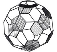 WOONEKY Paralume Calcio in Elettroplaccato Nero Opaco Lampada Decorativa Sospensione per Bar Casa e Ristorante Paralume Lampada Calcio Stile Industriale Vintage