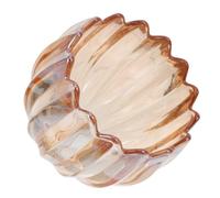 WOONEKY Paralume in Vetro a Forma di Tulipano Ambrato, Copri Lampadina per Lampada a Sospensione Foro 42 Mm, Paralume di Ricambio Mini per Lampade da Tavolo da Comodino, Design Compatto