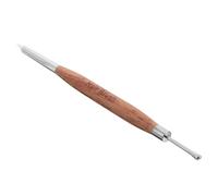 WOONEKY Penna per Nail Art e Incisioni Lisce a Doppia Punta in Legno e Silicone Design Multifunzionale per Disegni Precisi per Nail Art Professionale e Uso Domestico