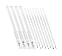 WOONEKY Penna per Trucco Sopracciglia Multifunzionale Bianca, Set da 12 Pezzi 4 Penne e 8 Refill, per Mappatura Precisa del Viso per Professionisti del Beauty e Saloni di Estetica