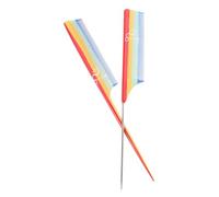 WOONEKY Pettine a Coda Di Topo 2 Pezzi Per Parrucchieri, Pettini a Denti Fini Per Divisione Chioma, Strumento Per Taglio e Sfumatura Adatto Uso Salone e Personale