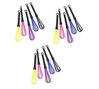WOONEKY Pettini Per Meches 15 Pz Mini Mini Mixer Mini Frullatori Mini Blender Miscelatore Mini Agitatore Per Colorare i Miscelatore Per Frusta Per Miscelatori Palloncino Colorful