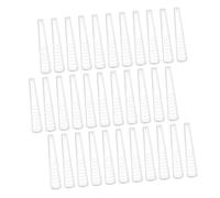 WOONEKY Pinzette Di Prolunga Per Ciglia in Silicone Trasparente 50pcs Coprisesse Con Cappucci