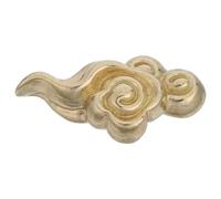 WOONEKY Pomello per Mobile in Ottone Dorato a Forma di Nuvola, Maniglia Antica Singolo Foro per Armadi e Cassetti Cucina, Manopola Decorativa Vintage per Arredamento Casa e Ufficio