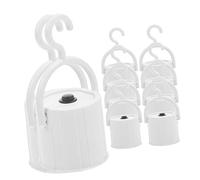 WOONEKY Porta Lampadina E27 per Emergenza con Gancio Integrato, Materiale Plastico Resistente, Risparmio Energetico, Confezione da 10 Pezzi per Ufficio e Situazioni di Emergenza
