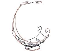 WOONEKY Portabottiglie Forma Nave Pirata Decorativo per Bottiglie Vino Cucina Bar e Ristoranti Include Portabottiglia e Portabicchieri