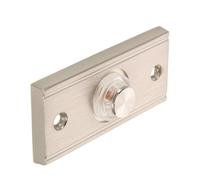 WOONEKY Pulsante per Campanello da Parete in Metallo 7x3,2x2,5 Cm, Interruttore Classico Resistente per Porta D’ingresso, Garage e Uso Esterno, Pulsante di Ricambio per Campanello