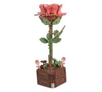 WOONEKY Puzzle Fiore in Legno Kit DIY Bouquet di Costruibile Decorazione Casa Regalo Creativo per Festa della Mamma e Giorno degli Innamorati