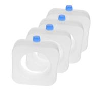 WOONEKY Riutilizzabile per Ventilatore del Condizionatore 4 Pezzi Scatole di Cristalli di Ghiaccio Confezioni di Congelatore per Borsa Termica Porta Pranzo