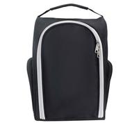 WOONEKY Sacca Da Scarpe Da Golf Nylon Sports Borsa Per Scarpe Da Scarpe Di Capacità Messa In Deposito Portatile Portatore Portatile Porta Per Scarpe Nera Sacca Per Scarpe Da Scarpe