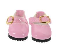 WOONEKY Scarpe Per Bambole Ragazza in Pelle Pu Mini Decorate Per Vestiti Da Bambola Scarpe Eleganti Per Bamboline Da Collezione e Gioco