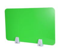 WOONEKY Set 1 Pannello Divisorio da Scrivania per Ufficio 50x30 Cm Verde Accessori, Divisori Fonoassorbenti per Privacy e Organizzazione Spazio di Lavoro Professionale