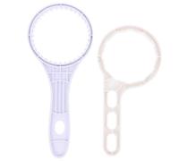 WOONEKY Set 2 Pezzi Chiavi per Alloggiamento Filtro Acqua Domestico Utensile Idraulico in Plastica per Sostituzione Membrana e Barattolo Filtro Compatibile Purificatori Casa