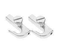 WOONEKY Set 2 Pezzi Ganci in Filo Metallico in Acciaio Inox per Appendere Quadri e Pantaloni Regolabili e Compatti Fissaggio Sicuro per Casa Ufficio e Galleria D’Arte