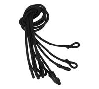 WOONEKY Set 5 Corde Elastiche di Ricambio 6Mm X 70Cm per Trampolino Cinghie Elastiche Resistenti per Esterni Ancoraggio Teloni Corda Elastico per Uso Gravoso e Salti Frequente