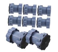 WOONEKY Set 8 Cuscinetti Antivibranti Regolabili per Lavatrice e Asciugatrice Piedini Antiscivolo Assorbimento Urti e Riduzione Rumore Supporto Stabile per Uso Domestico
